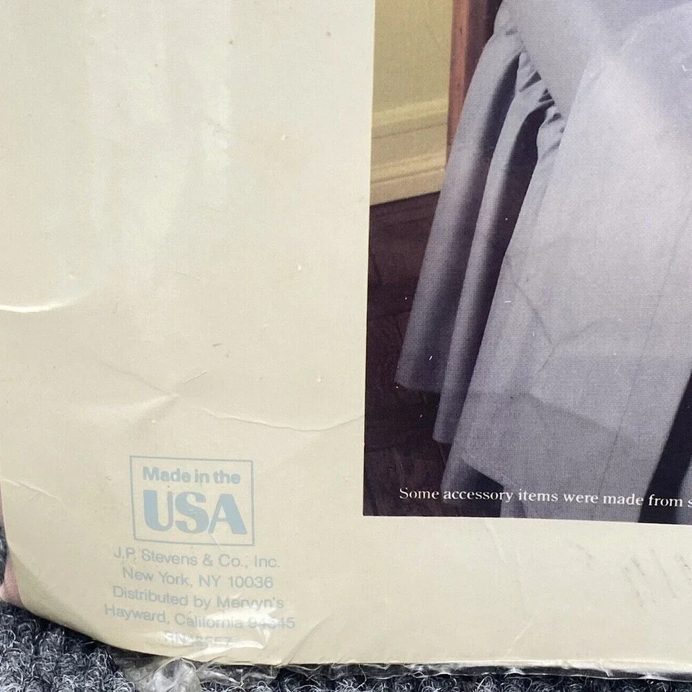 Vintage Mervyns Caress Twin Flat Sheet Pink Rosebud Percale NOS New Sealed USA